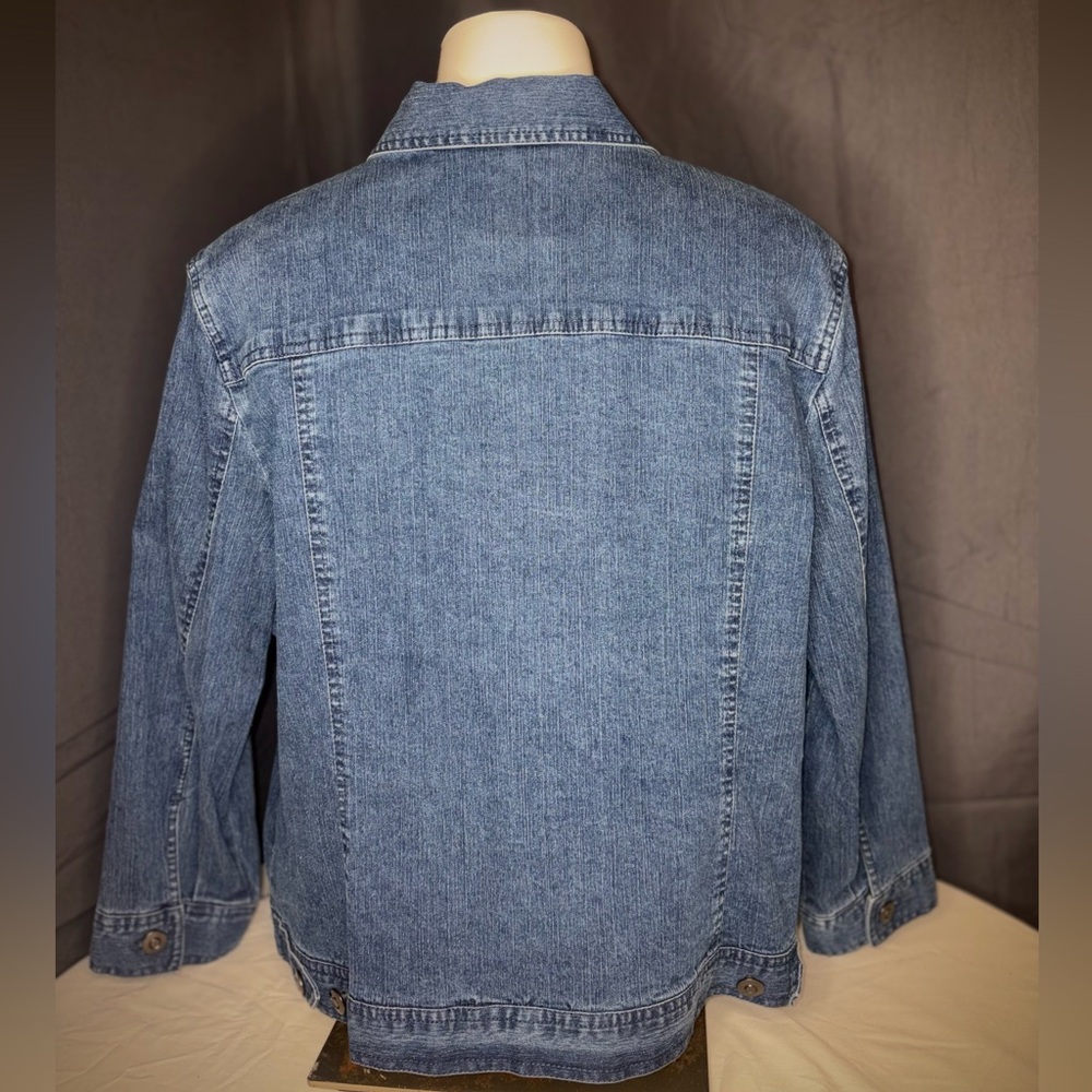 Ruby Rd. Classic Blue Jean Jacket NWT - image 2